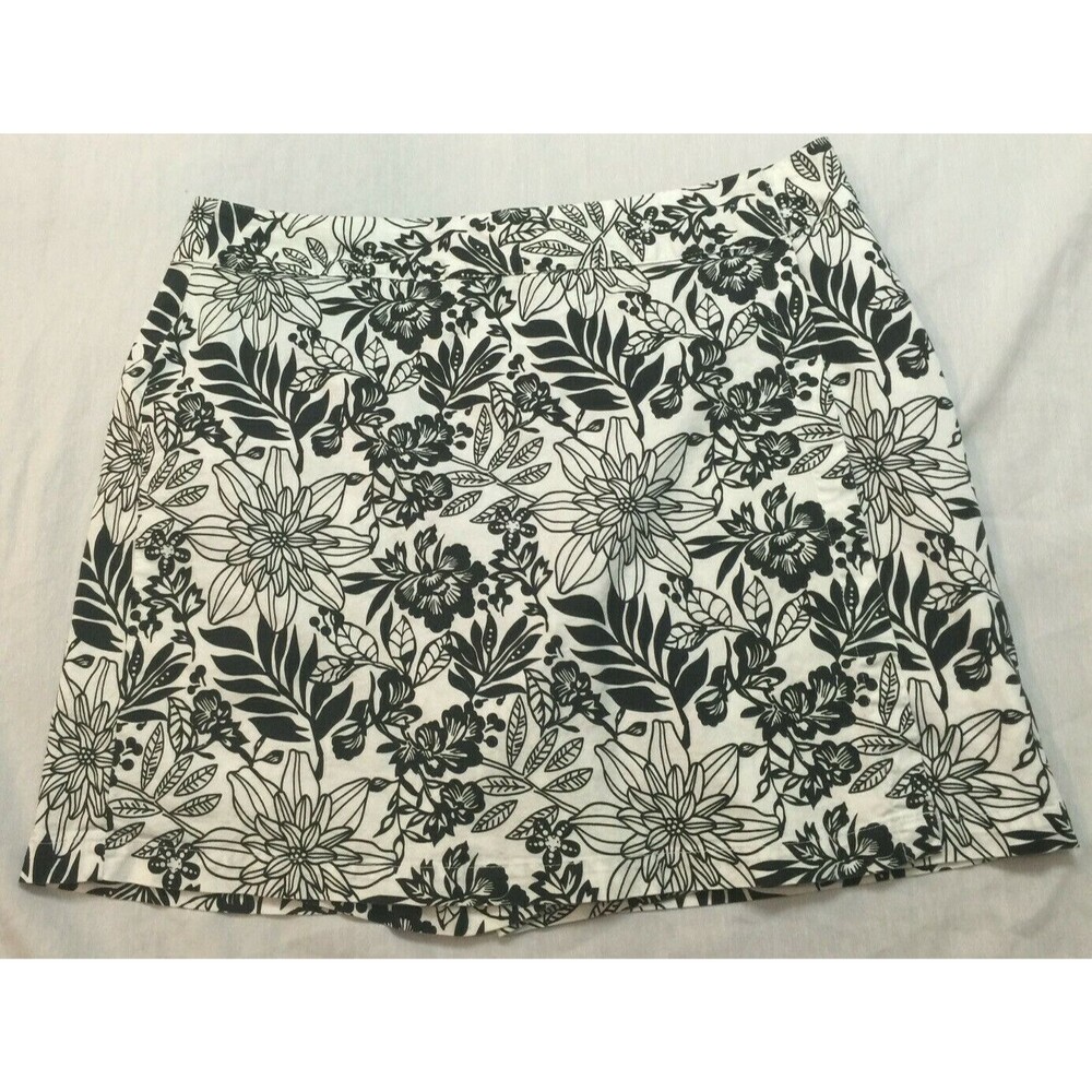 KAREN SCOTT WOMENS SKIRT SKORT WITH BUILT SHORTS SIZE 14